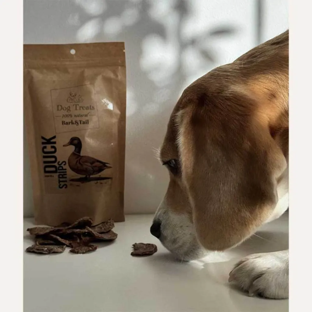 Натуральное лакомство для собак утка Bark Tail - Dog Treats 100% Duck, 50 г Натуральное лакомство для собак утка Bark Tail - Dog Treats 100% Duck, 50 г