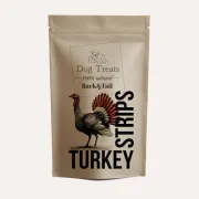 Натуральное лакомство для собак индейка Bark Tail - Dog Treats 100% Turkey, 50 г