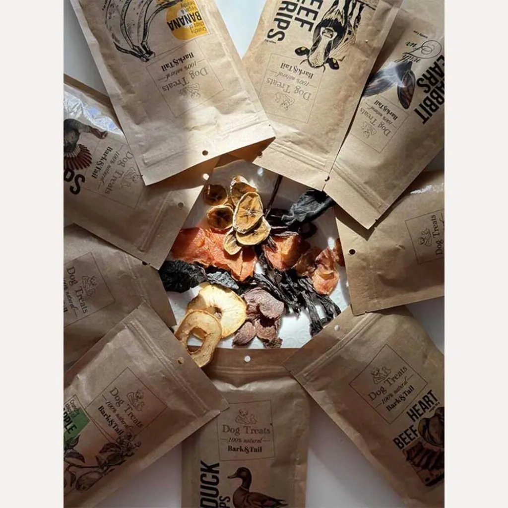 Натуральное лакомство для собак говядина Bark Tail - Dog Treats 100% Beef, 50 г Натуральное лакомство для собак говядина Bark Tail - Dog Treats 100% Beef, 50 г