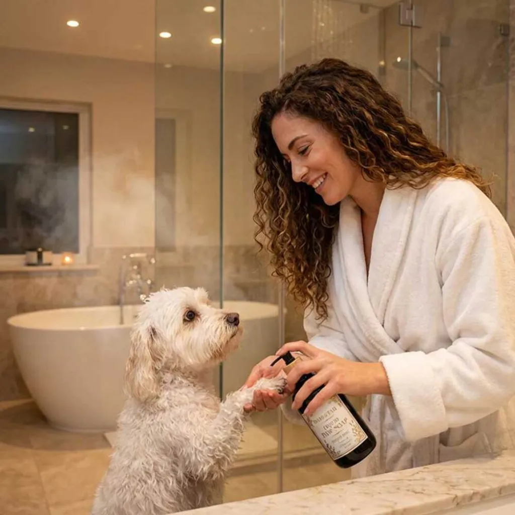 Жидкое мыло для собак с белыми лапами и белой шерстью Bark Tail - Liquid paw soap for white dogs, 300 мл
