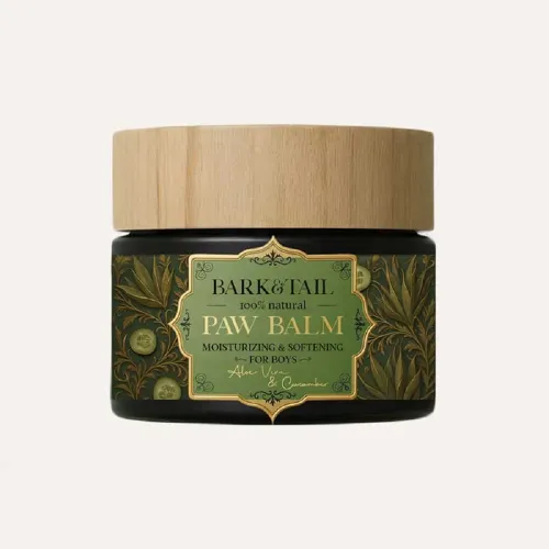 Бальзам для лап Bark Tail - Paw Balm Moisturizing Softening for Boys, Aloe Vera Cucumber, 50 г - Фото№1 Бальзам для лап Bark Tail - Paw Balm Moisturizing Softening for Boys, Aloe Vera Cucumber, 50 г - Фото№1