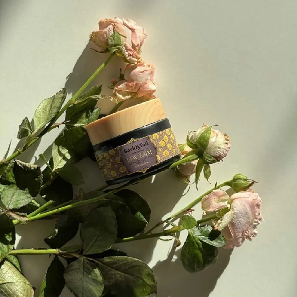 Бальзам для лап с ароматом Bark Tail - Paw Balm Moisturizing Softening for Ladies, Mystic Rose, 50 г
