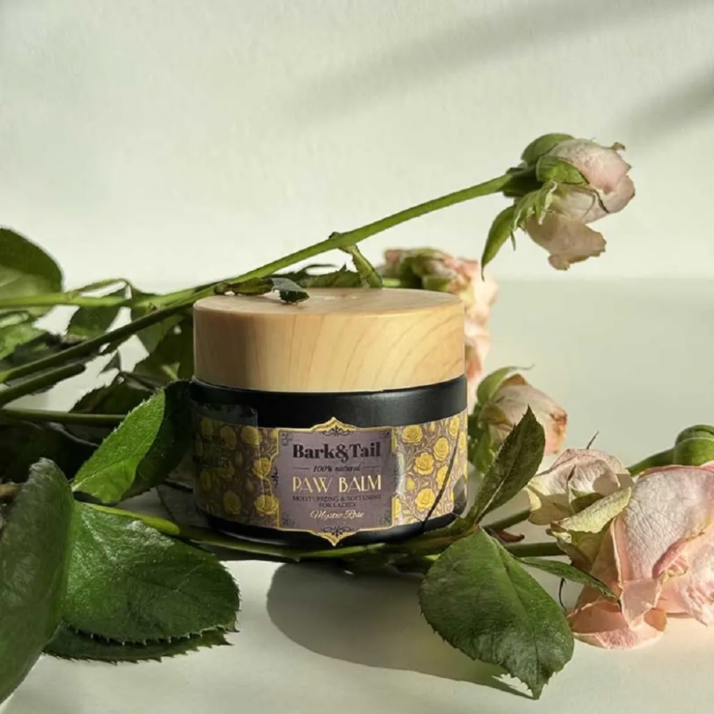 Бальзам для лап с ароматом Bark Tail - Paw Balm Moisturizing Softening for Ladies, Mystic Rose, 50 г