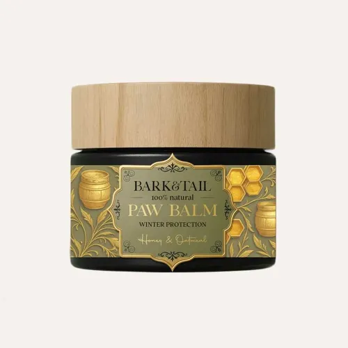 Бальзам для лап зимняя защита Bark Tail - Paw Balm Winter Protection, Honey Oatmeal, 50 г - Фото№1 Бальзам для лап зимняя защита Bark Tail - Paw Balm Winter Protection, Honey Oatmeal, 50 г - Фото№1