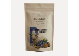Натуральное печенье для собак ягненок и голубика Bark Tail - Cruncy Blueberries Lamb Biscuit, 50 г Натуральное печенье для собак ягненок и голубика Bark Tail - Cruncy Blueberries Lamb Biscuit, 50 г