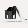 Коляска для прогулок для собак и кошек Bello Cow Stria, черная/белая - Фото№14