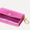 Кожаная сумочка для пакетов для уборки BranniPets Portabolsas Metal Fucsia, фуксия - Фото№5