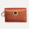 Кожаная сумочка для пакетов для уборки BranniPets Portabolsas Metal Orange, оранжевый - Фото№3