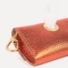Кожаная сумочка для пакетов для уборки BranniPets Portabolsas Metal Orange, оранжевый - Фото№4
