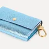 Кожаная сумочка для пакетов для уборки BranniPets Portabolsas Metal Sky blue, голубой - Фото№5