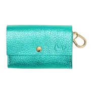 Кожаная сумочка для пакетов для уборки BranniPets Portabolsas Metal Turquoise, бирюзовый Кожаная сумочка для пакетов для уборки BranniPets Portabolsas Metal Turquoise, бирюзовый