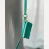 Кожаная сумочка для пакетов для уборки BranniPets Portabolsas Metal Turquoise, бирюзовый - Фото№7