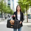 Дорожная и авиа переноска для собак и кошек Cadoca Comfort Dog Carrier 2-in-1 Anthracite - Фото№12