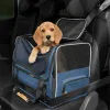 Дорожная и авиа переноска для собак и кошек Cadoca Comfort Dog Carrier 2-in-1 Dark blue - Фото№11