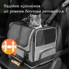 Дорожная и авиа переноска для собак и кошек Cadoca Comfort Dog Carrier 2-in-1 Gray - Фото№6