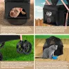 Коляска для прогулок для собак LovPet Pet Buggy 2in1, черный - Фото№8