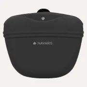 Силиконовая сумка для лакомства с магнитной застежкой Navaris Hunde Futterbeutel aus Silikon, dark grey