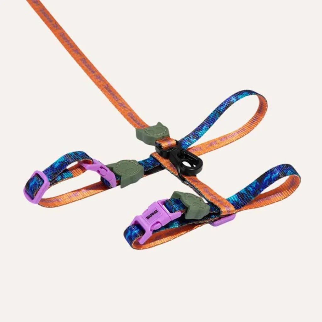 Набор шлейки и поводка для котов Zee.Cat Trekk Harness+Leash Set