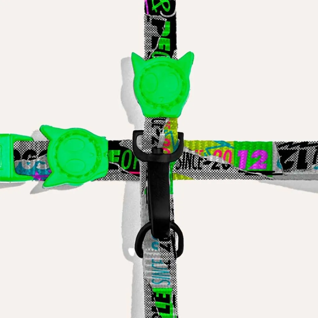 Набор шлейки и поводка для котов Zee.Cat Lords of zee.Town Manifesto Harness + Leash Set