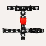 Шлейка для собак Zee.Dog - Skull 2.0 black H-Harness Шлейка для собак Zee.Dog - Skull 2.0 black H-Harness