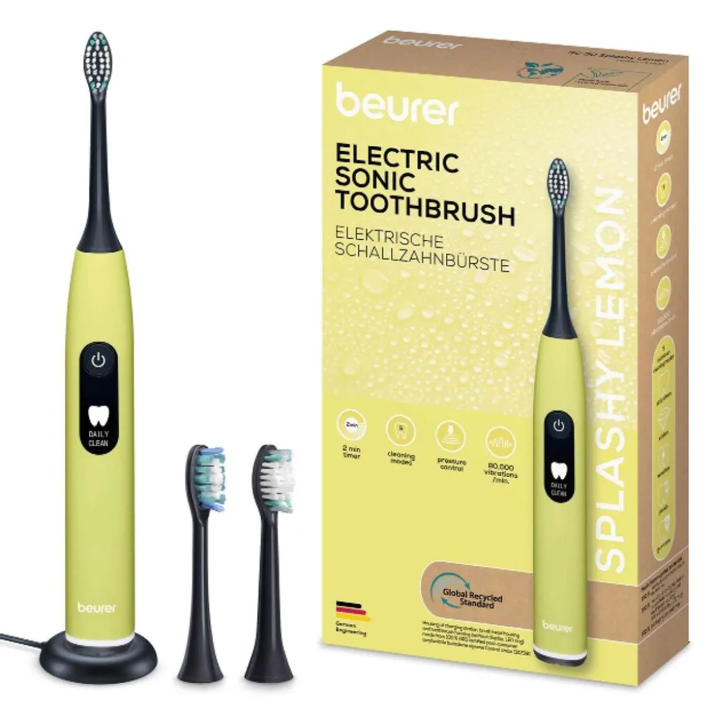 Электрическая зубная щетка Beurer SC 50 Splashy Lemon GP Электрическая зубная щетка Beurer SC 50 Splashy Lemon GP