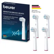 Насадки для роторних зубних щіток Beurer TB Sensitive 4x (делікатне чищення) Насадки для роторних зубних щіток Beurer TB Sensitive 4x (делікатне чищення)