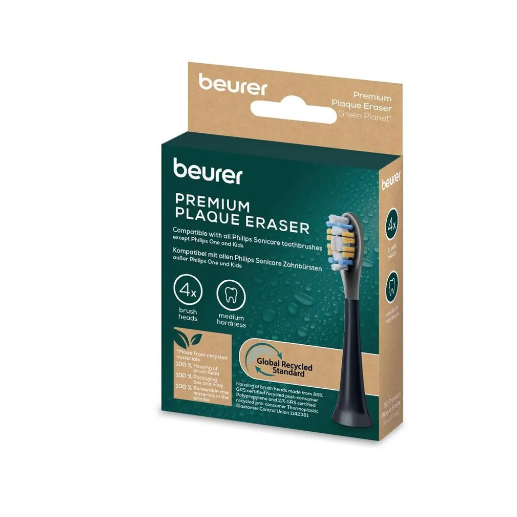 Насадки для зубных щеток Beurer SC Premium Plaque Eraser 4x GP Насадки для зубных щеток Beurer SC Premium Plaque Eraser 4x GP