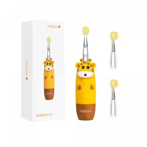 Дитяча зубна щітка Medica+ KidsBrush 2.0, жовтий - Фото№1 Дитяча зубна щітка Medica+ KidsBrush 2.0, жовтий - Фото№1