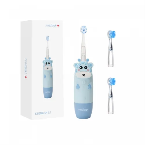 Дитяча зубна щітка Medica+ KidsBrush 2.0, блакитний - Фото№1 Дитяча зубна щітка Medica+ KidsBrush 2.0, блакитний - Фото№1