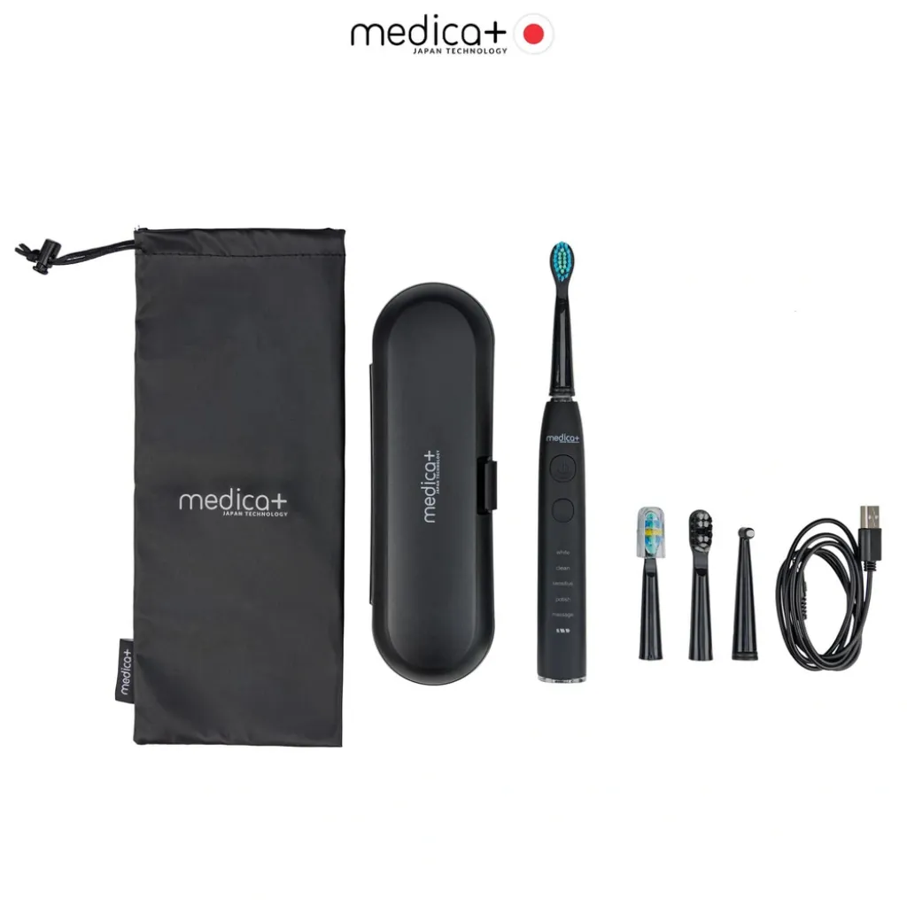 Ультразвуковая зубная щетка Medica+ Pro Brush 8.0, черный
