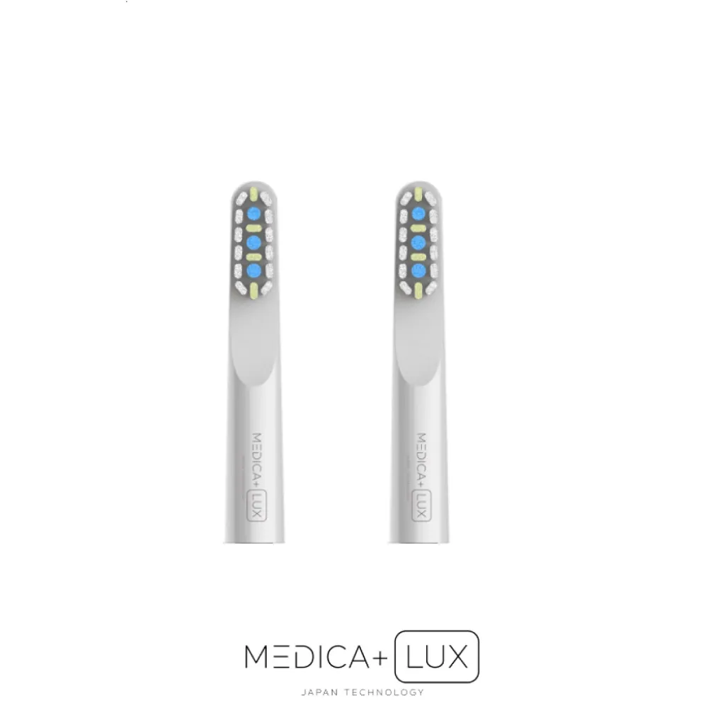 Отбеливающая звуковая зубная щетка Medica+Lux 10Х Portable, серый Отбеливающая звуковая зубная щетка Medica+Lux 10Х Portable, серый