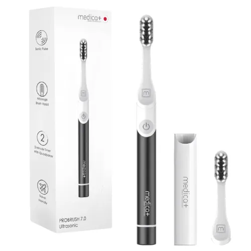 Звукова зубна щітка Medica+ ProBrush 7.0 Compact, чорний - Фото№1 Звукова зубна щітка Medica+ ProBrush 7.0 Compact, чорний - Фото№1