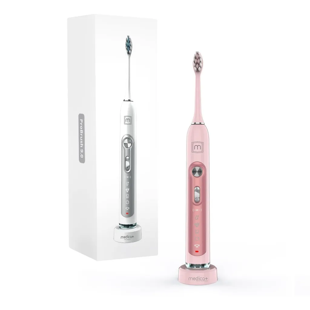 Насадки для ультразвукової зубної щітки (4шт) Medica+ Pro Brush 9.0 UltraSonic, рожевий Насадки для ультразвукової зубної щітки (4шт) Medica+ Pro Brush 9.0 UltraSonic, рожевий