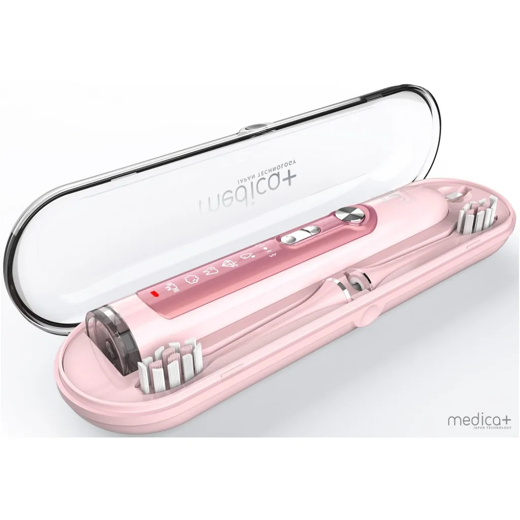 Насадки для ультразвукової зубної щітки (4шт) Medica+ Pro Brush 9.0 UltraSonic, рожевий Насадки для ультразвукової зубної щітки (4шт) Medica+ Pro Brush 9.0 UltraSonic, рожевий