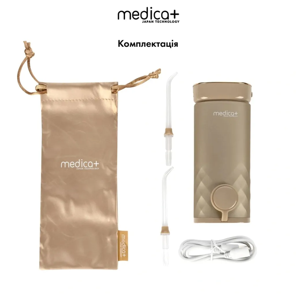 Портативний іригатор Medica+Lux Prowater Clean 10, золото
