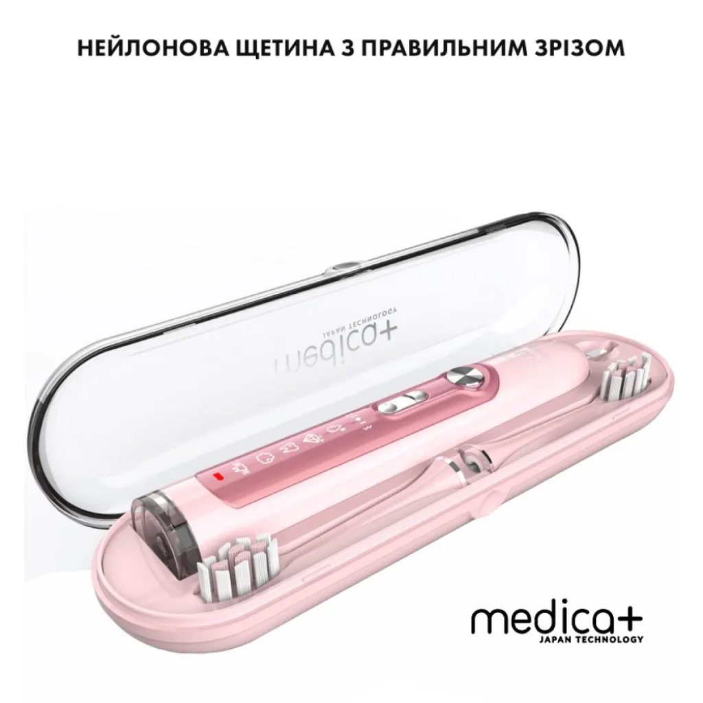 Ультразвукова зубна щітка Medica+ Pro Brush 9.0 UltraSonic, рожевий Ультразвукова зубна щітка Medica+ Pro Brush 9.0 UltraSonic, рожевий