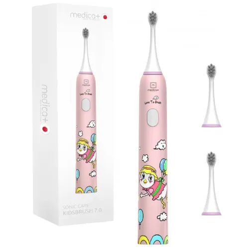 Звукова зубна щітка Medica+ Kids Brush 7.0, рожевий - Фото№1 Звукова зубна щітка Medica+ Kids Brush 7.0, рожевий - Фото№1