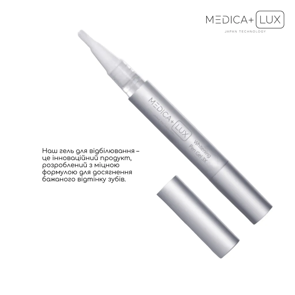 Гель для відбілювання Medica+ White Pearl Pengel 3X Гель для відбілювання Medica+ White Pearl Pengel 3X