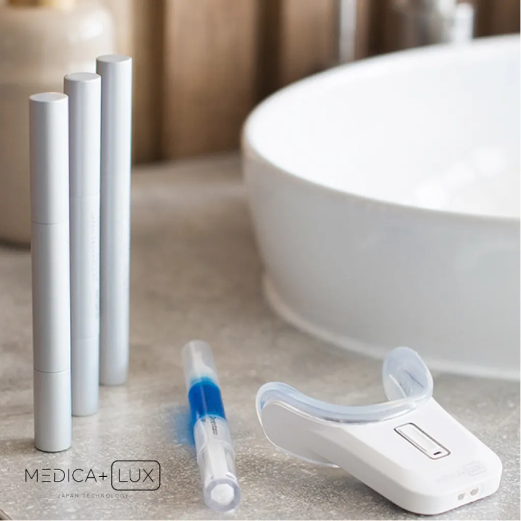 Відбілювальна капа для зубів Medica+ White Pearl 10X, білий Відбілювальна капа для зубів Medica+ White Pearl 10X, білий
