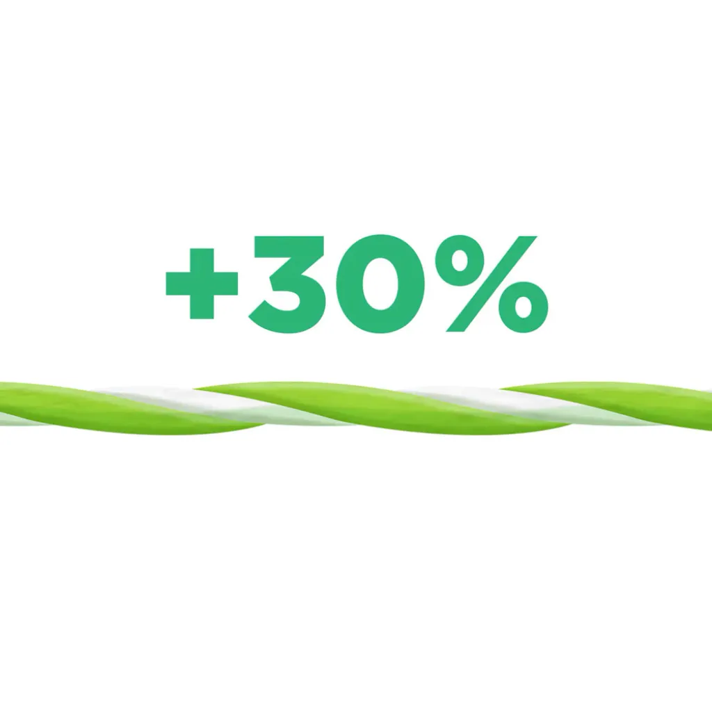 Зубная нить GUM Deepclean Twisted floss, мятная вощеная, 30 м Зубная нить GUM Deepclean Twisted floss, мятная вощеная, 30 м