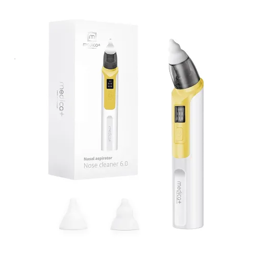 Назальный аспиратор (соплеотсос) Medica+ Nose Cleaner 6.0, желтый - Фото№1 Назальный аспиратор (соплеотсос) Medica+ Nose Cleaner 6.0, желтый - Фото№1