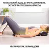 Масажний килимок Easyfit з подушкою (аплікатор Кузнєцова) Фіолетовий - Фото№6