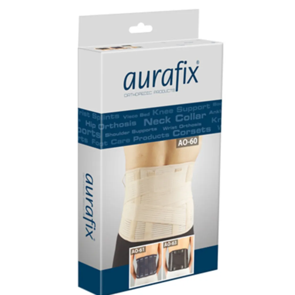 Корсет Люмбостад Aurafix AO-60 з ременем (26 см) Корсет Люмбостад Aurafix AO-60 з ременем (26 см)