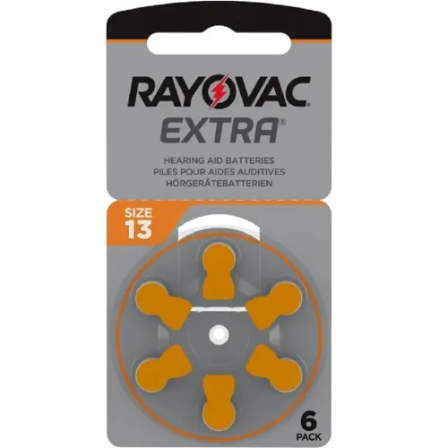 Батарейка до СА №13 Renata/ RAYOVAC EXTRA 13 для слухових апаратів - Фото№1 Батарейка до СА №13 Renata/ RAYOVAC EXTRA 13 для слухових апаратів - Фото№1