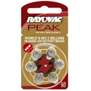 Батарейка RAYOVAC Peak 312 для слухових апаратів