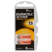 Батарейка до СА DURACELL №13 для слухового апарату