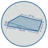 Подушка клин двойная при рефлюксе с регулировкой высоты J2540 D (68*59*30*75 см) - Фото№9