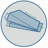 Подушка клин двойная при рефлюксе с регулировкой высоты J2540 D (68*59*30*75 см) - Фото№10