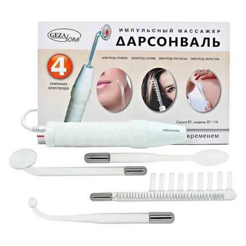 Дарсонваль Праймед Gezatone Biolift4 118 (4 електрода), Праймед - Фото№1 Дарсонваль Праймед Gezatone Biolift4 118 (4 електрода), Праймед - Фото№1