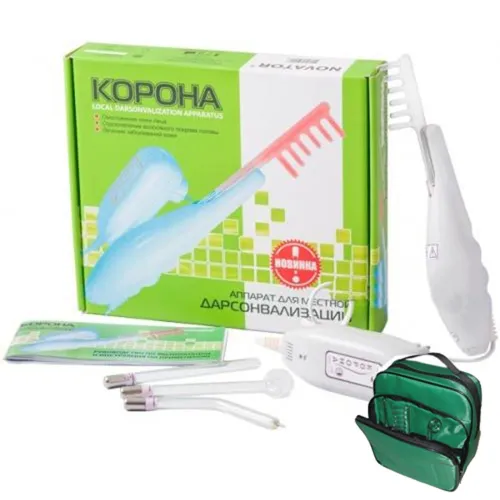 Аппарат Дарсонваль Корона К5-S с барсеткой и 4 электродами - Фото№1